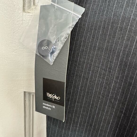 Mossimo Grey Stripe Pant Modern Fit Bootcut Stretch Womens Size 16 Slimming New - Picture 8 of 9